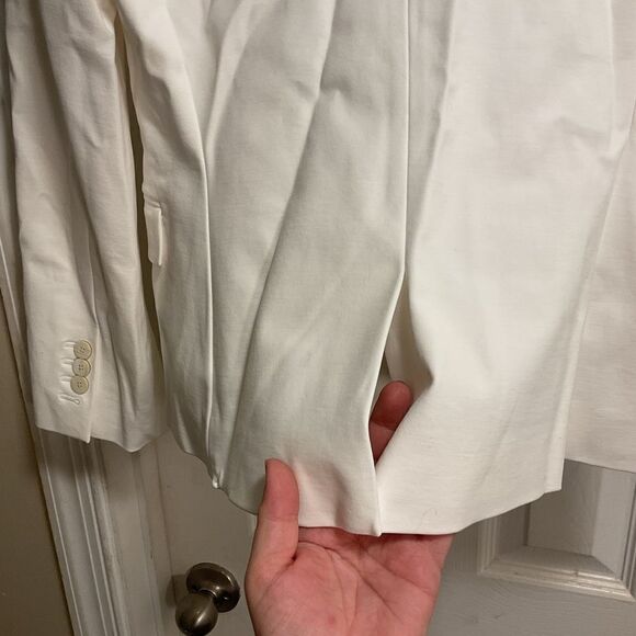 NWT Theory white Blazer sz.8/6 - Picture 9 of 11